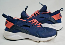 Nike Huarache Run Ultra Navy-Blue White Trainers Youth Size 6Y 847568-401