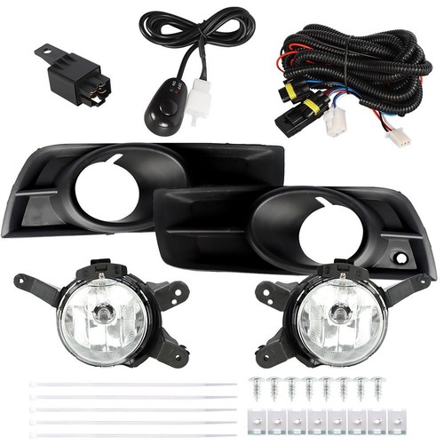 For 2010-2014 Chevy Cruze Chrome Driving Bumper Fog Lights Lamps + Wiring Switch - Picture 2 of 9