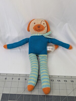 Angel Dear Knit Dog Plush 13.5 Inch Stuffed Animal Toy