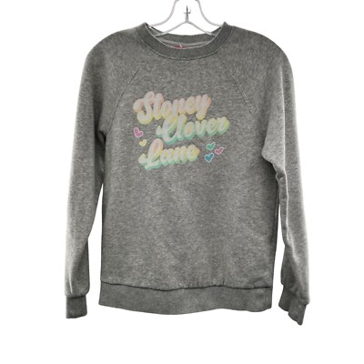 Stoney Clover Lane Women's Logo Sweatshirt Gray/Multi Size XXS