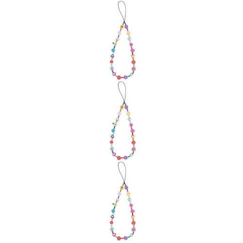 3 Pieces Mobile Phone Chain Miss Women's Pendant Polymer Clay Lanyard - Zdjęcie 2 z 12