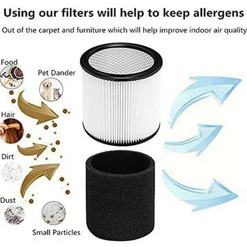 Replacement Shop Vac Filter for Sears Craftsman 5+ 6 8 12 16 gallon. Wet Dry Vac - Picture 10 of 12