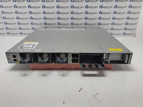 USED CISCO WS-C3850-48P-L network switch w/C3850-NM-4-1G SKU 16753 - Picture 3 of 3