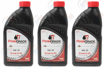 BRAD PENN Grade 1 Racing  BREAK-IN Oil SAE 30W Semi-Synthetic (3-QUARTS)