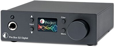 Pro-Ject Pre Box S2 Digital Digitaler Vorverstärker MQA Roon tested Schwarz