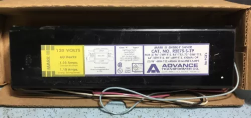 VTG NOS 1987 ADVANCE BALLAST  R-2E75-S-TP MARK III 120V 60 Hz NEW OPENED BOX