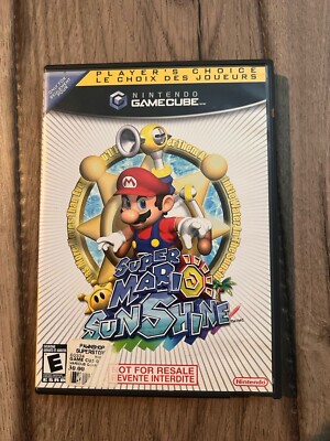 Super Mario Sunshine Gamecube - Player's Choice, Not for Resale (Gamecube, 2006)