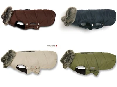 Wolters Hundemantel Parka mit Kunstpelz-Kragen normal oder Mops & Co.
