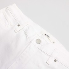 Hudson NWT Jeans Size 31 US Barbara High Waist Super Skinny Solid White Cotton
