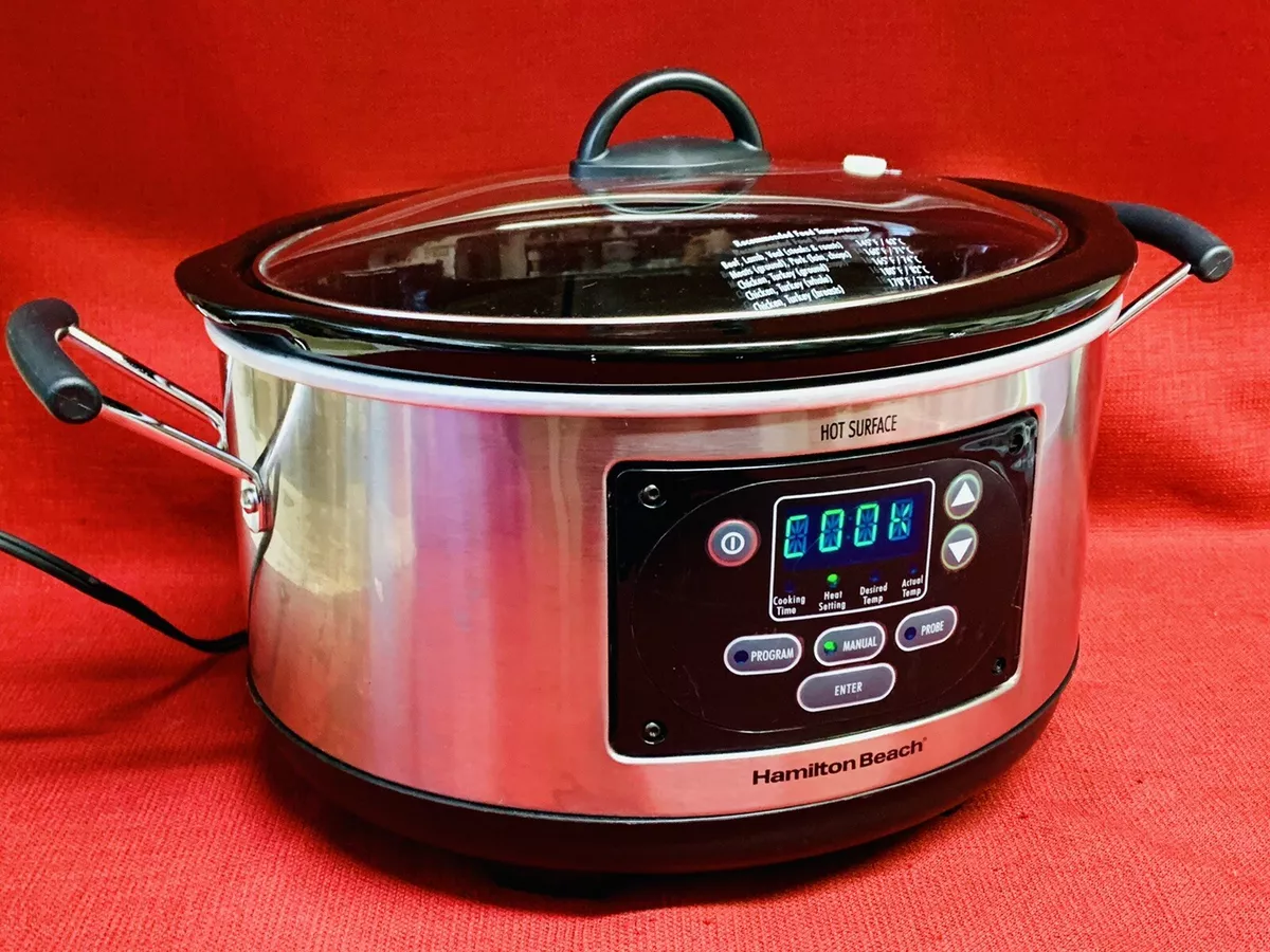 Hamilton Beach Portable 6 Quart Set & Forget Digital Programmable