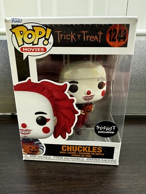 Funko Pop! Spirit Exclusive TRICK 'R TREAT: CHUCKLES #1244 + Pop Protector