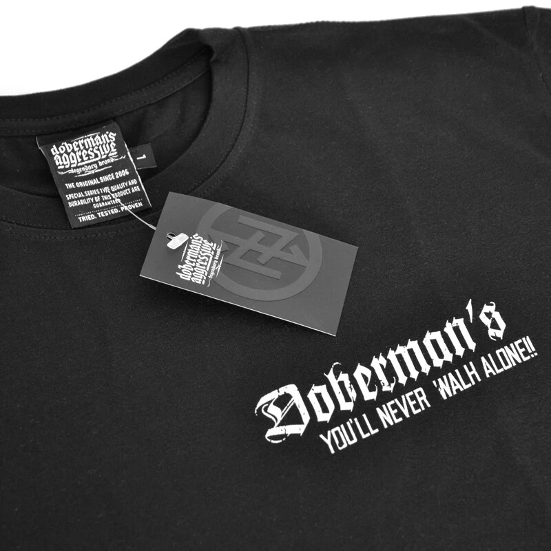 DOBERMANS AGGRESSIVO T-Shirt Uomo Hunt Dog Pit Bull Banditi Supporto TS220 - Immagine 4 di 4