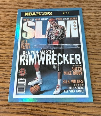 2021-22 NBA Hoops #79 Kenyon Martin Slam Magazine Insert SP New Jersey Nets FOIL