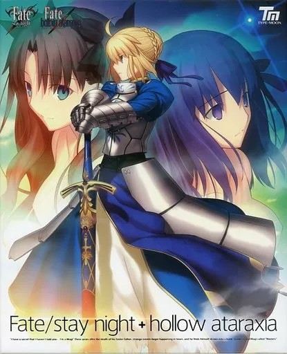 Tipo Moon Fate/stay night hollow ataraxia Set Japón PC Juego Windows Libro de Arte