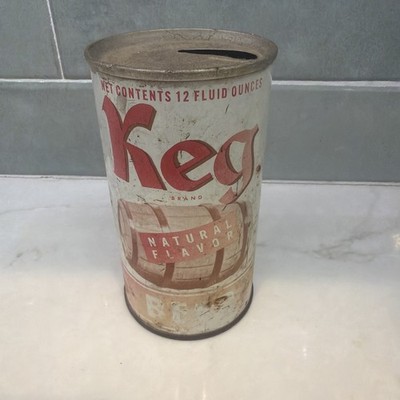 Keg NATURAL FLAVOR BEER 12 oz. 1960's flat top - Los Angeles, California