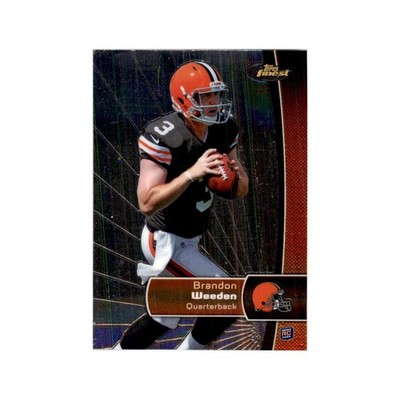 2012 Topps Finest Brandon Weeden Football Cards #102