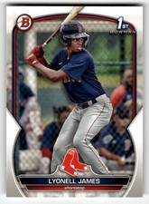 2023 Bowman Lyonell James #BP-118 Boston Red Sox 1ST BOWMAN