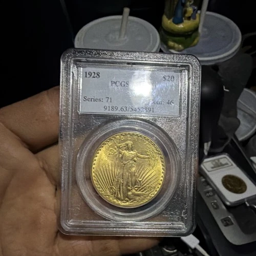 1928 $20 Gold Double Eagle PCGS MS63 Philadelphia Pre-1933 Coin