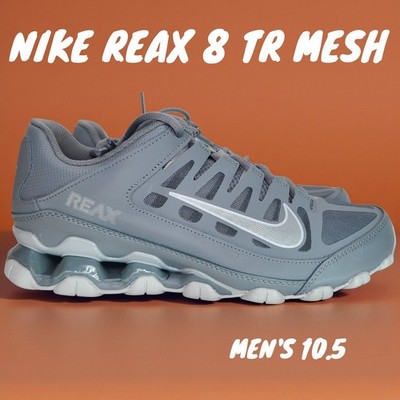 Nike Reax 8 TR Mesh Wolf Grey Cross training Athletic Shoes Men's Size 10.5 NEW