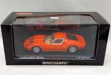 MINICHAMPS 1/43 Lamborghini Miura 1966 Orange 40th Anniversary Model Car