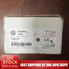 1PC New Allen-Bradley 1492-H5 Fusible Terminal Block Red LED in box US Free Tax