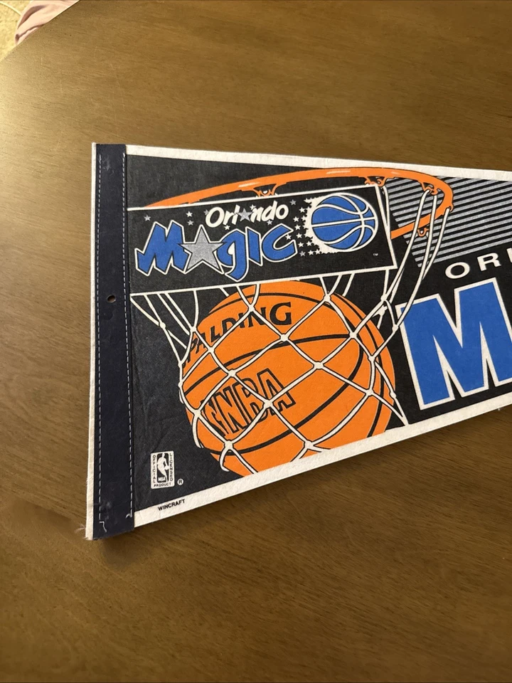 奥兰多魔法 NBA 篮球旗横幅 Pennant - 复古 Wincraft 30 英寸 — 第 2/4 张图片