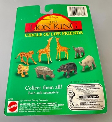 VINTAGE 1994 MATTEL DISNEY THE LION KING CIRCLE OF LIFE FRIENDS