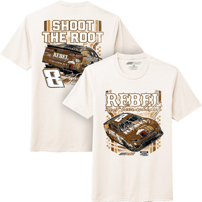 Kyle Busch 2026 Classic Ink #8 Rebel Root Beer Whiskey Natural Tee