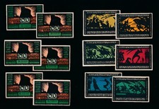 Frankenhausen  M&uuml;nzerserie   6x 50 Pf  Notgeld  Serienschein  Th&uuml;ringen  GM: 373