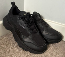 Image of PUMA Cilia Women’s Low Top Lace Up Trainers Black UK 6 EU 39 US 8.5 384647-02