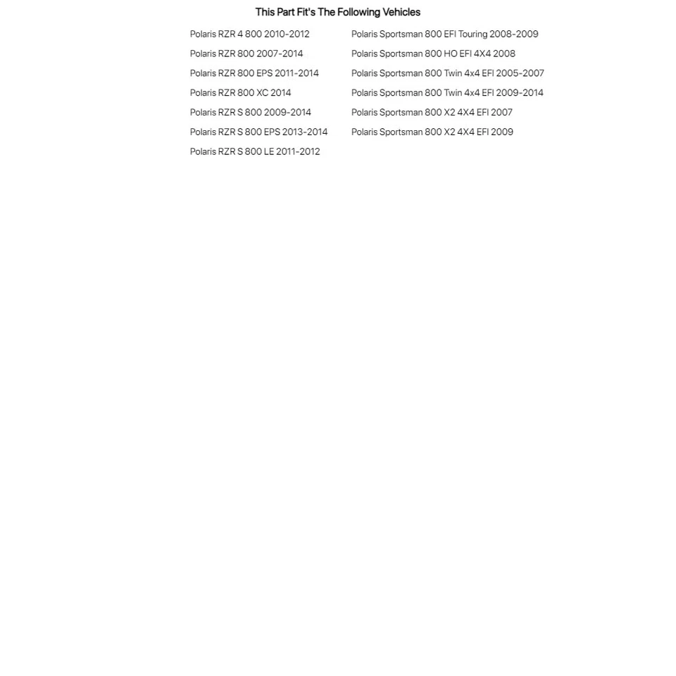 Wiseco Piston Kit  For Polaris Sportsman 800 Twin 4x4 EFI 2005-2007,2009-2014 - Image 3 of 4