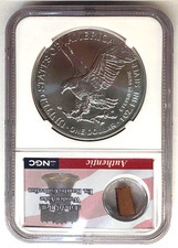 American Eagle NGC Certified MS 70 Silver Bullion Coins for sale