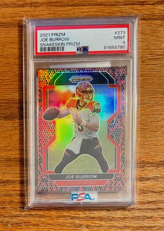 2021 Panini Prizm - Joe Burrow #273 Snake Skin Prizm for sale