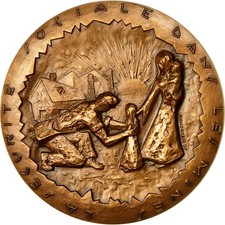 Frankreich, Medaille, La Sécurité Sociale dans les Mines, 1978, Dieudonné