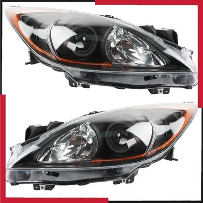 2pcs Headlight Assembly For 2010-2013 Mazda 3 MA2518130, MA2519130, BBM4510L0F