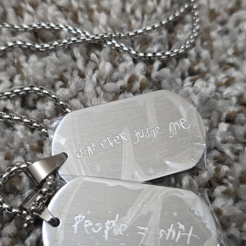 Slipknot 2024 VIP: Dog Tag Necklace In Box 25th Anniversary - Picture 6 of 7