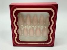 Celebritips Press On Nails - She Wears Crystals On Her Nails Short Almond