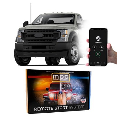 Smartphone Activated Remote Start For 2017-2022 Ford F-550 Key-to-Start Diesel