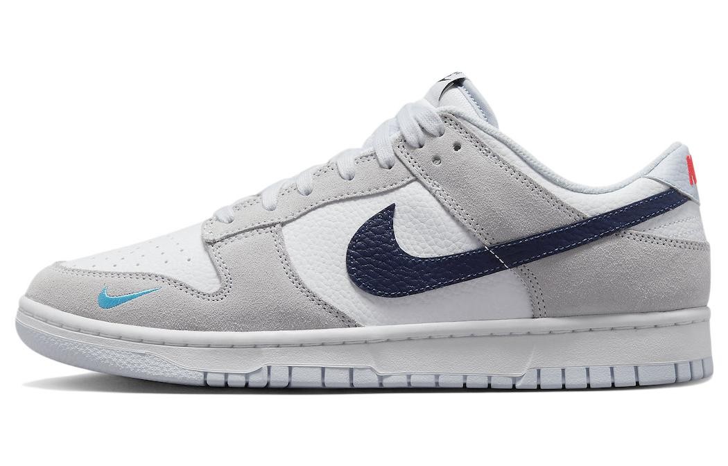 Nike Dunk Low Mini Swoosh - Football Grey Midnight Navy - FJ4227