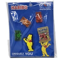Crocs Jibbitz Charms Haribo Goldbears 5 Pack Shoe Charms Multicolor Bears Set
