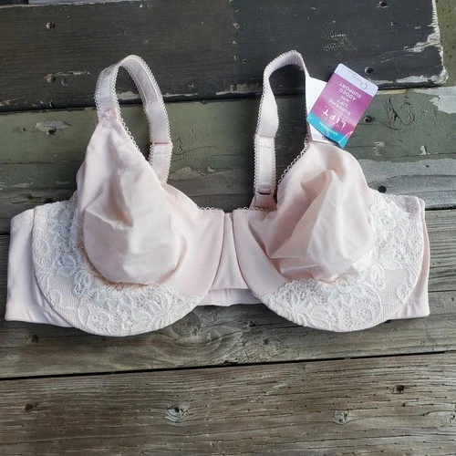 42D Olga 35063 Luxury Lift with Lace Underwire Bra