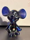 Rare Vintage Fenton Mouse Carnival Glass Figurine