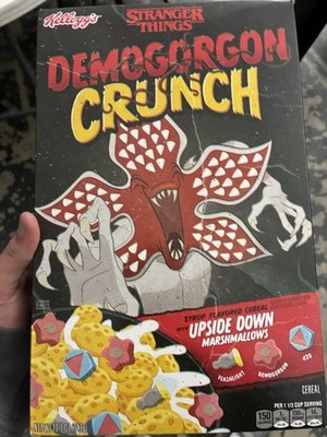Kellogg's Stranger Things 2025 Demogorgon Crunch cereal brand new sealed box