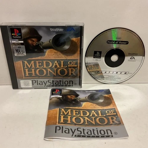 Medal of Honor Platinum PS1 PlayStation 1 PAL - VGC - Free Post
