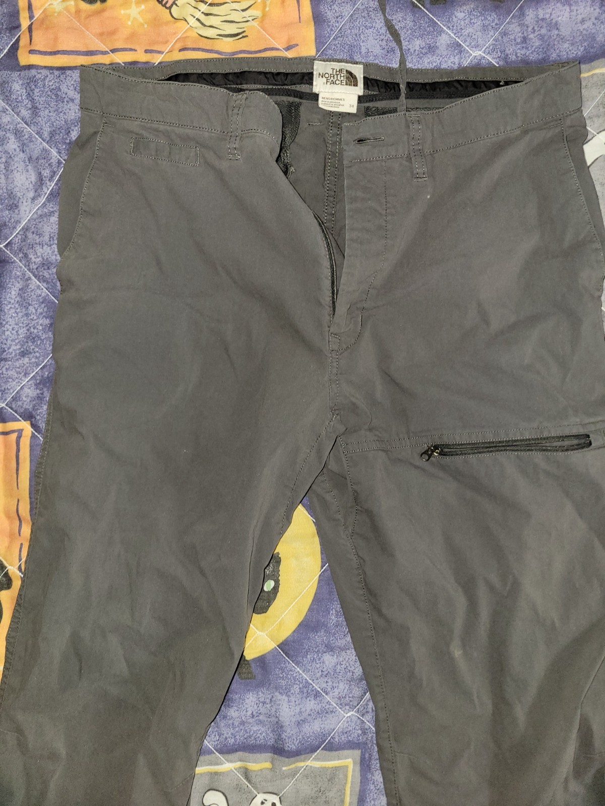 The North Face Outdoor Hiking Athletic Lightweight Pants Mens Size 34x30 Gray thumbnail 2