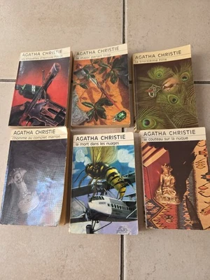 LOT DE 6 LIVRES AGATHA CHRISTIE- CLUB DES MASQUES- ANNÉES 70 - Photo 1/4