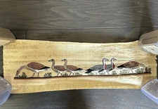 Authentic Egyptian PAPYRUS Hand-Painted Nile Geese 17x6”