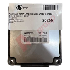 VAUXHALL ASTRA 1.7TD ENGINE CONTROL UNIT ECU DELPHI 12212819 DMRW DMRW