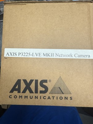Axis P3225-LV Mk II Indoor/Outdoor Netowork Security Camera System - White, Pack