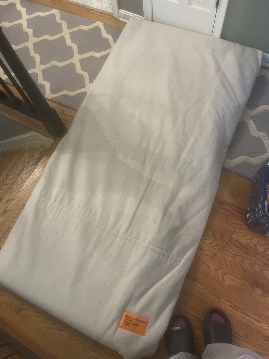 Virgil Abloh x IKEA MARKERAD beige Daybed Cover + Mattress | eBay